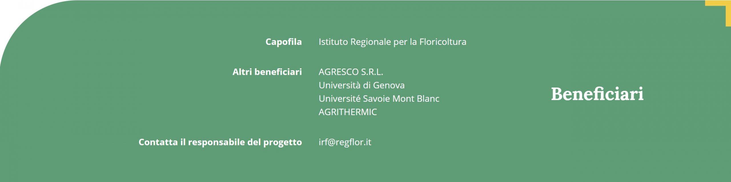 Ermess green beneficiari