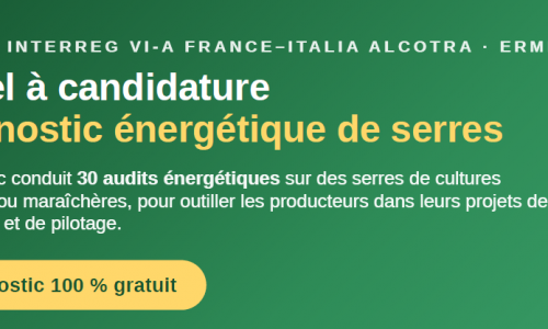Diagnostic énergétique de serres Agrithermic