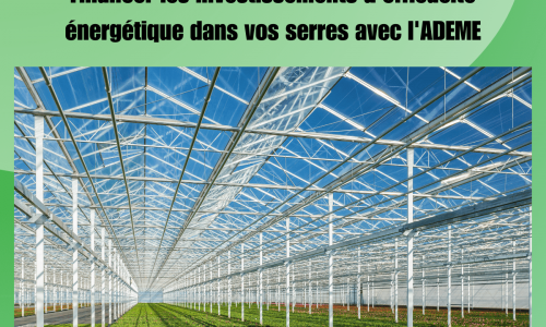 Subventions ADEME pour les serres maraîchères: énergies renouvelables et efficacité energétique.